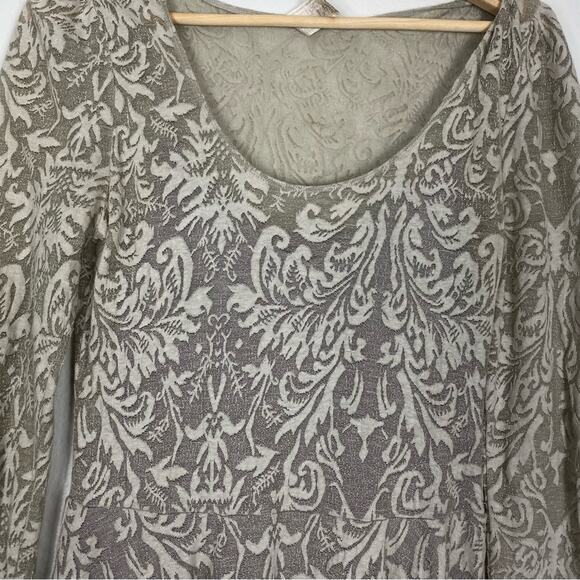 Free People Floral Lace Fit and Flare Dress Medium - Picture 6 of 12